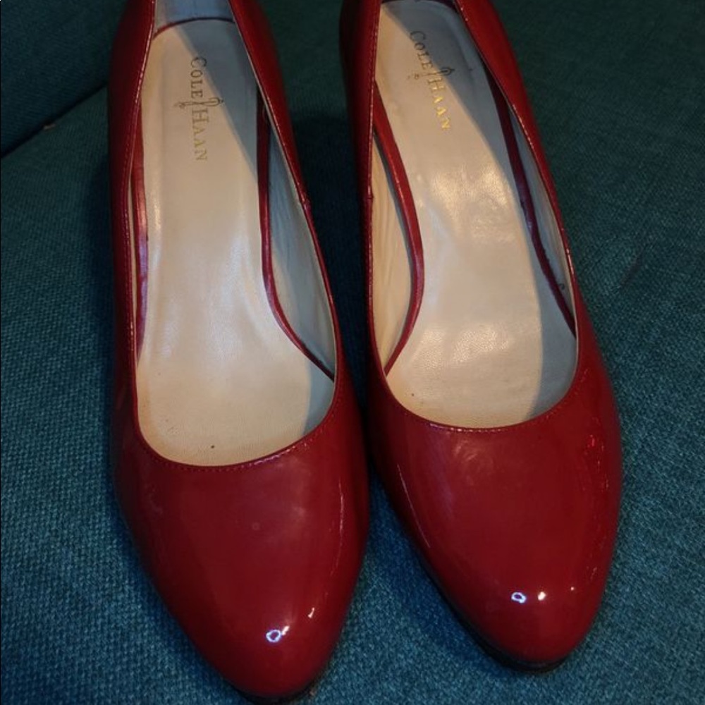 Cole Haan Nike Air Brilliant Red Pumps US7.5